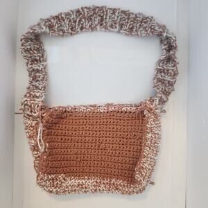 Hand made Crotched Hobo Bag 10.5x10.5